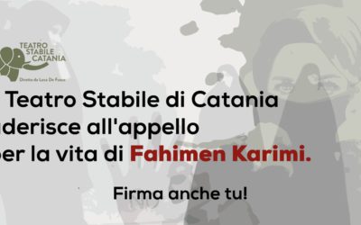 Il Teatro Stabile aderisce all’appello per la vita di Fahimen Karimi