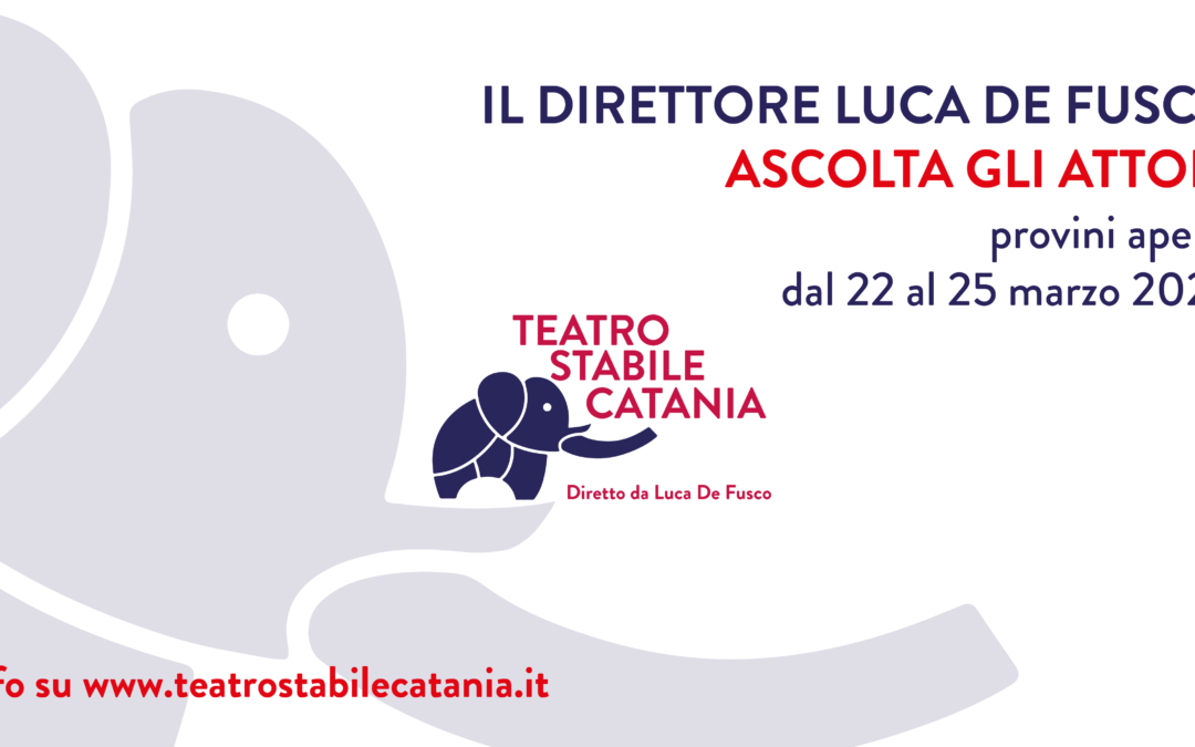 Provini aperti al Teatro Stabile di Catania dal 22 al 25 marzo