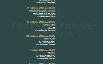 Nuovo appuntamento con il Caffè Letterario. Il nuovo ciclo si intitola “IL TEATRO DELL’OSSESSIONE”