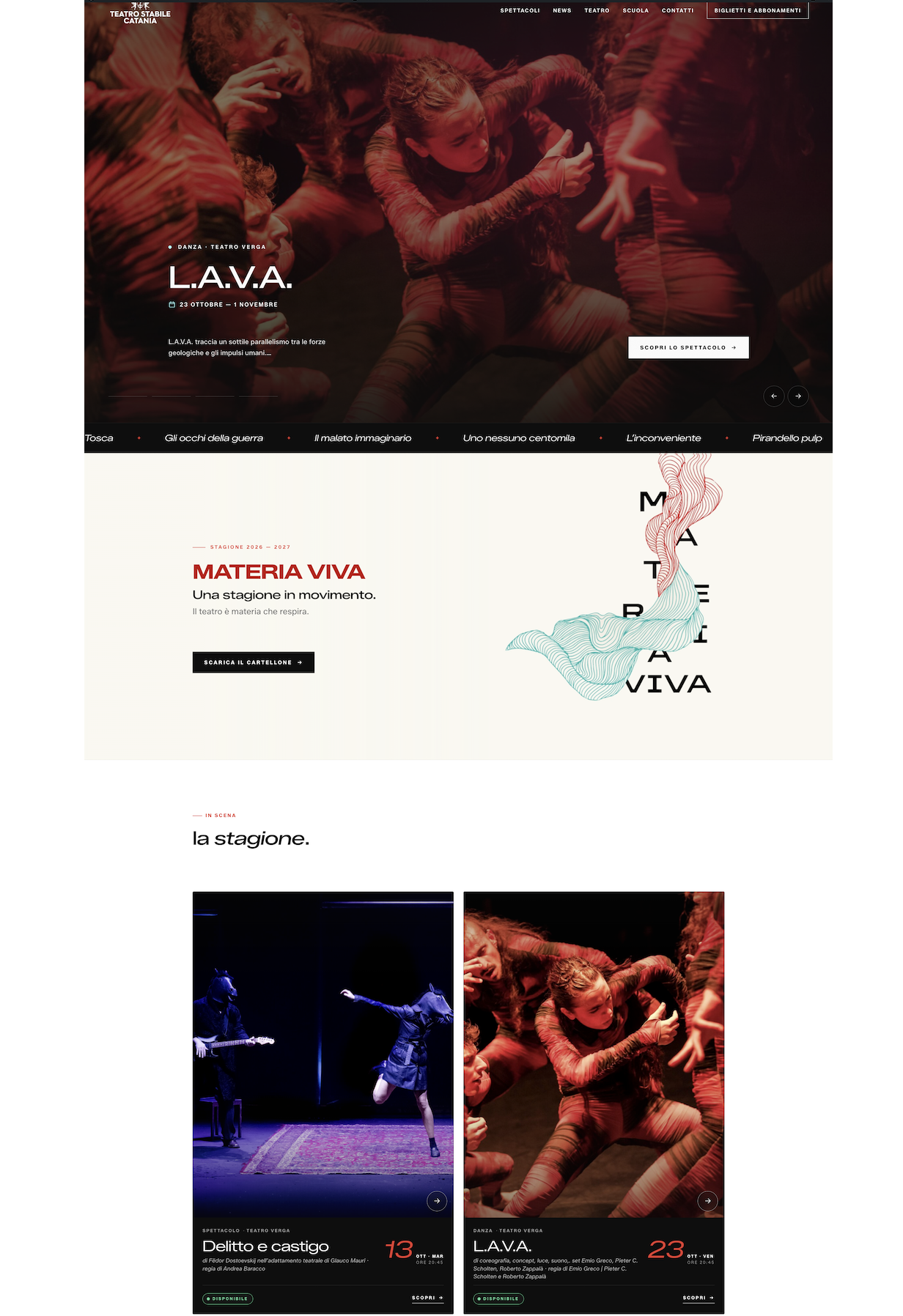 Un nuovo spazio digitale per un Teatro in movimento